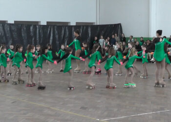 Coreos de los alumnos de la Escuela de Patín del Club Unión (Video)