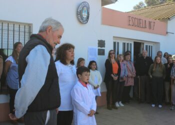 La Escuela Nro 7 “Bernardino Rivadavia” de Paraje Funke festejó el centenario de su fundación
