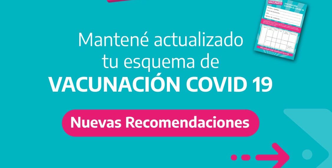 Recomiendan mantener actualizado el esquema de vacunación contra Covid-19
