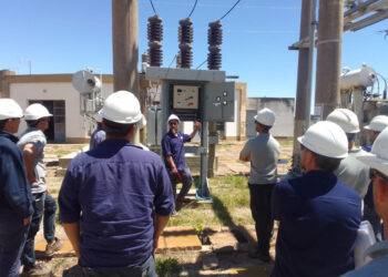 Personal de la CELT realizó una capacitación sobre Seguridad y Operación de la Estación Transformadora Tornquist de la empresa EDES SA.