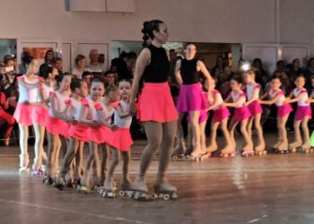 La Escuela de Patín del Club Unión ofreció un gran show en el gimnasio “Mariano Morteo”