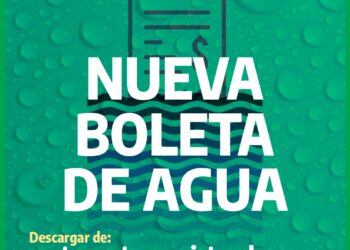 Nueva boleta y código de pago electrónico de la tasa de agua