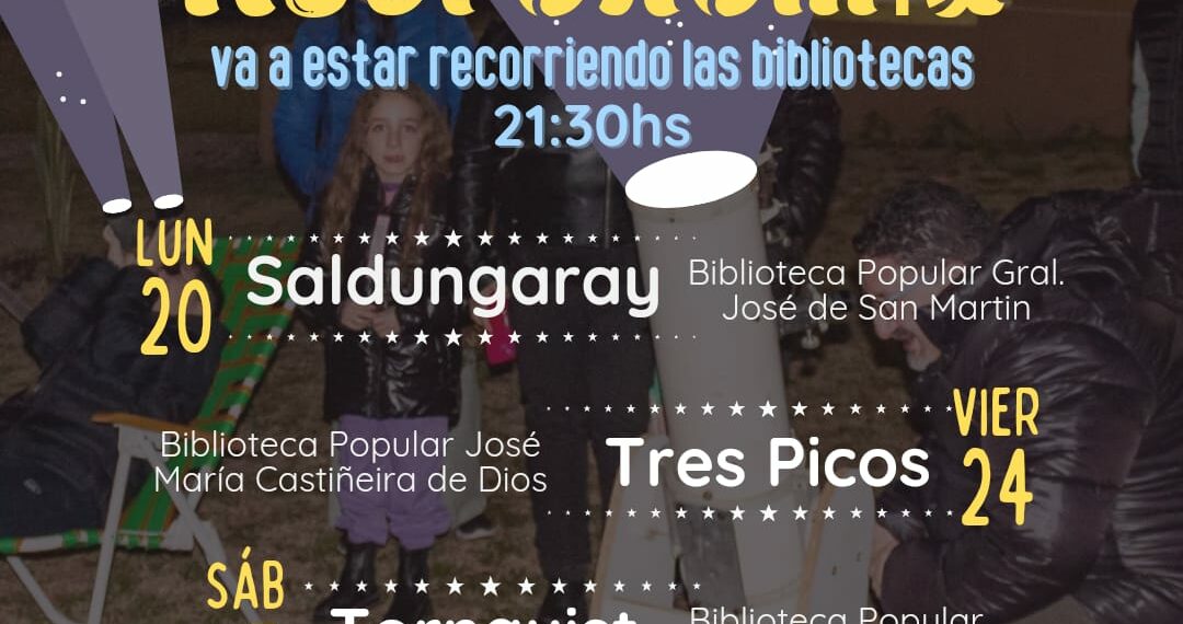 El Taller de Astronomía continúa recorriendo el distrito con charlas y avistajes