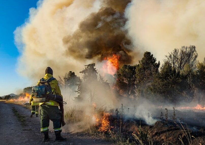Un asado habría provocado el incendio en el dique Paso de las Piedras