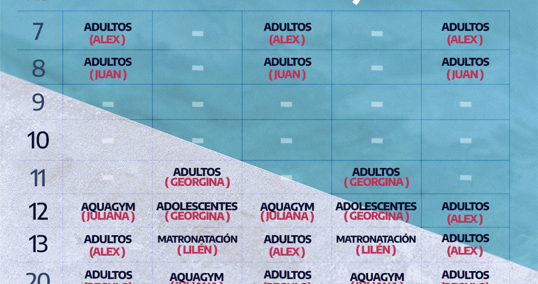 Continúa abierta la inscripción para las actividades del Natatorio Climatizado Municipal