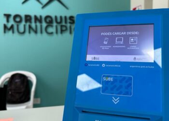 Tornquist: Hasta el 2 de enero, recarga de la SUBE sólo de manera virtual