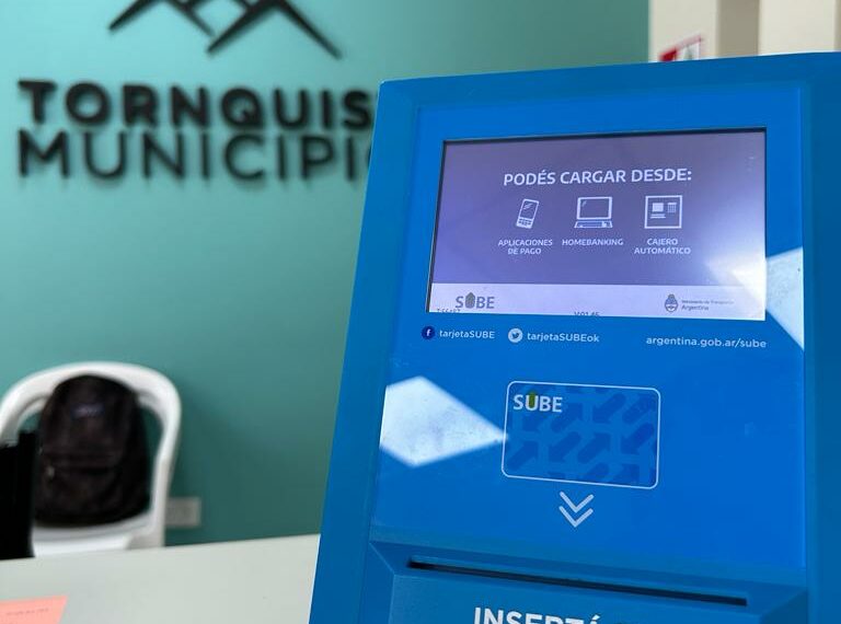 Tornquist: Hasta el 2 de enero, recarga de la SUBE sólo de manera virtual