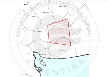 Alerta meteorológico de corto plazo para Tornquist y la región