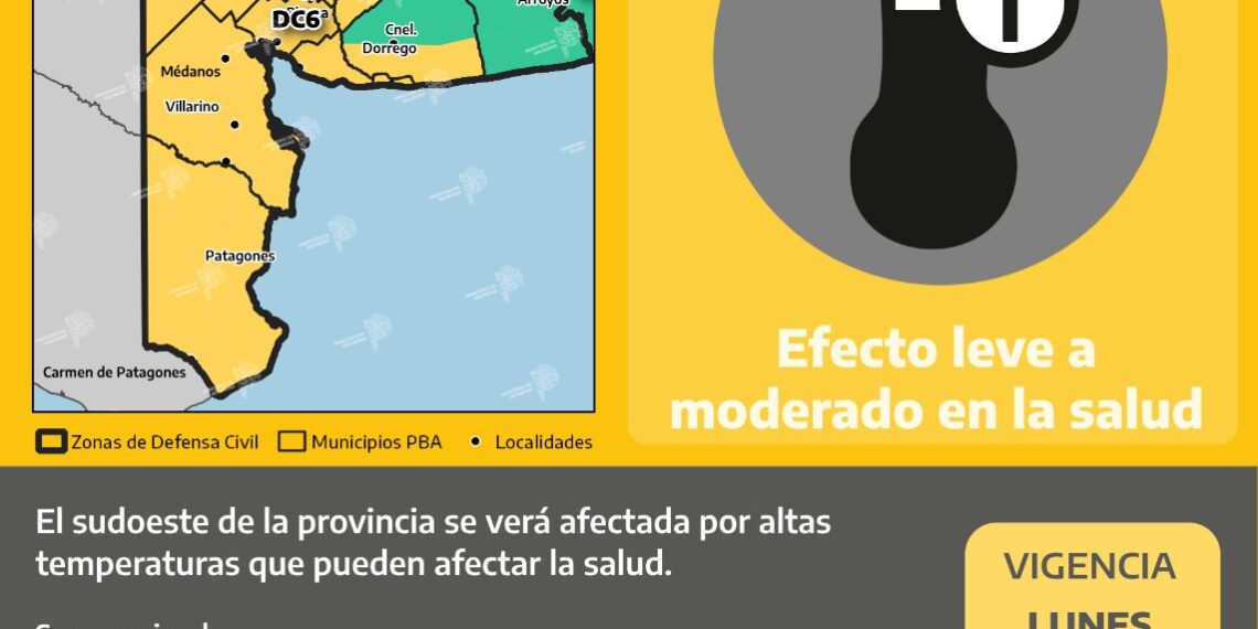 Alerta meteorológica y recomendaciones por temperaturas extremas