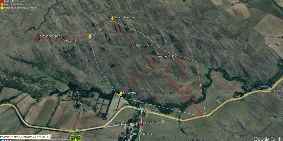 Se determinó que el incendio forestal se encuentra extinto