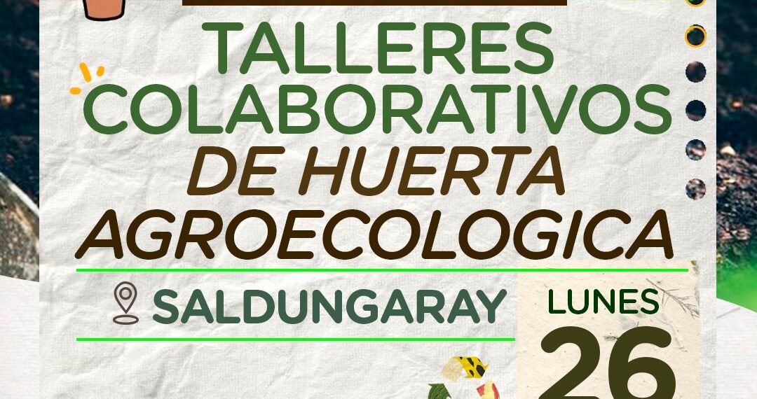 Vuelve el taller de Huerta Agroecológica al distrito