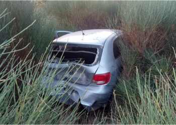 Accidente vehicular en la Ruta 72 en cercanías de Saldungaray