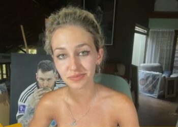 Obras de la artista Agostina Mauro están en poder de Lionel Messi y el Papa Francisco (Video)