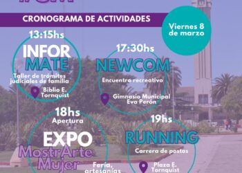 Tornquist: Expo Mostrarte, un taller y deporte en el Día Internacional de la Mujer