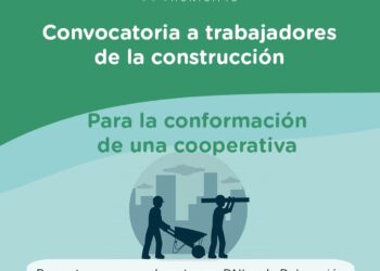 Se extiende la convocatoria a trabajadores para la conformación de una cooperativa