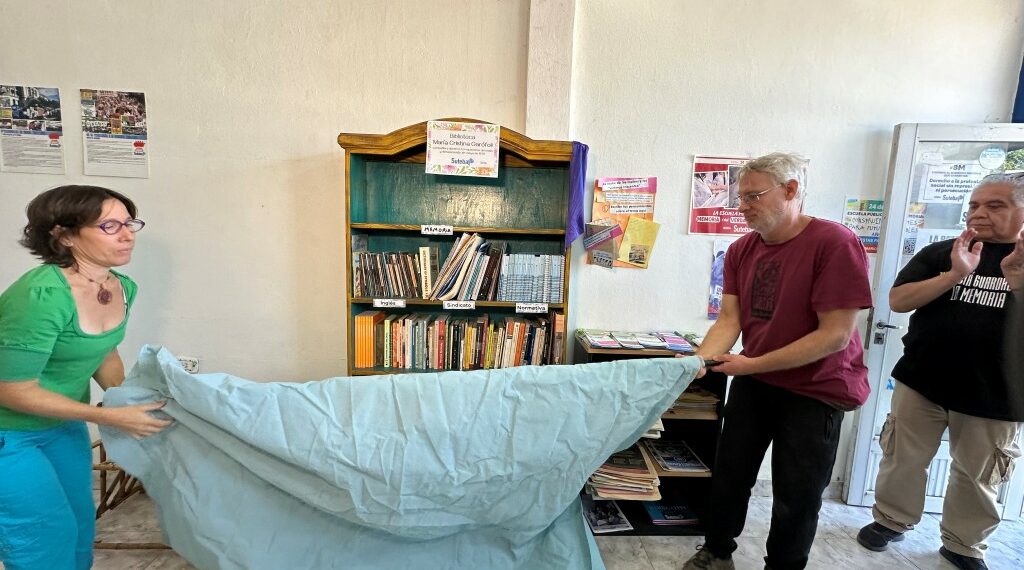 La Biblioteca de SUTEBA llevará el nombre de “María Cristina Garófoli”