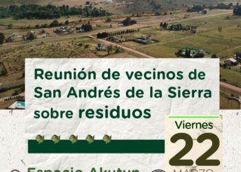 Convocatoria a vecinos de San Andrés a una reunión sobre residuos domiciliarios