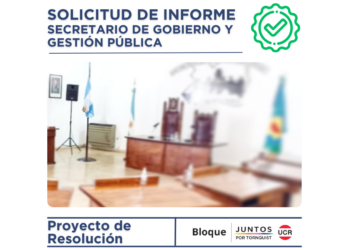 Solicitud de informe al secretario de Gobierno y Gestión Pública
