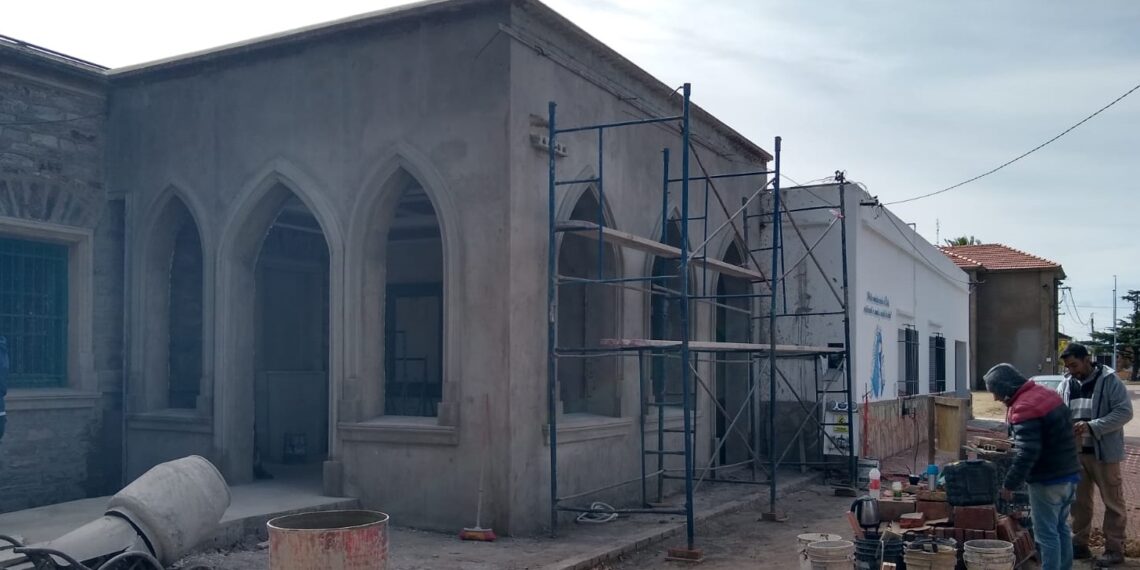 La construcción de la Capilla de Adoración Permanente avanza y comienza a tomar forma (Video)