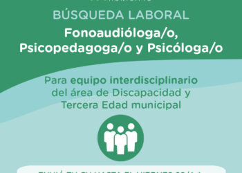 Búsqueda laboral: Incorporación de fonoaudióloga/o, psicóloga/o y psicopedagoga/o