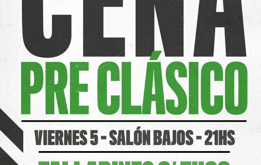 El Club Unión realiza este viernes su cena Pre-clásico