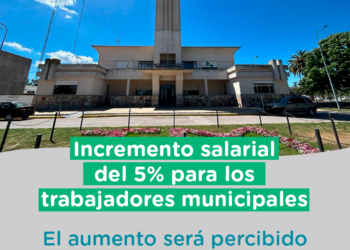 Quinto incremento salarial del año para los trabajadores municipales de Tornquist