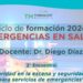 20 de mayo: 2º Encuentro del Ciclo de Formación sobre Emergencias en Salud