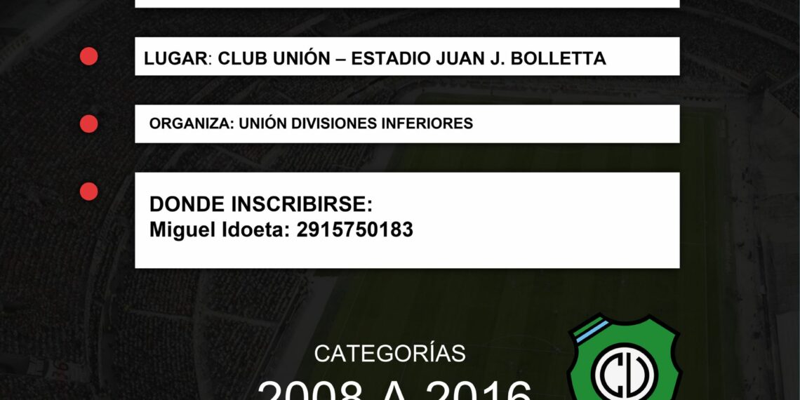 River Plate realizará una prueba de jugadores en el Club Unión de Tornquist