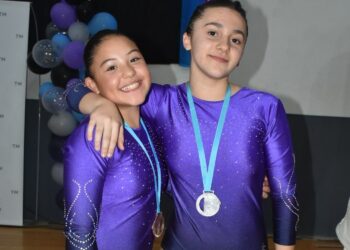 Una medalla de oro y una de plata para Tornquist en el Provincial de Gimnasia Artística