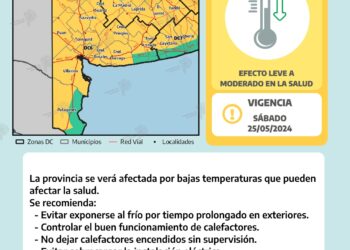 Alerta meteorológica por bajas temperaturas