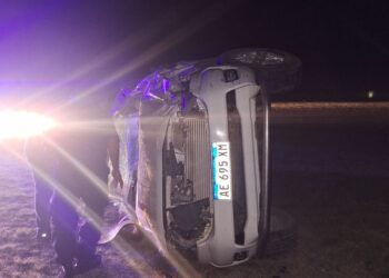 En la madrugada del domingo se registró un vuelco en la Ruta 76