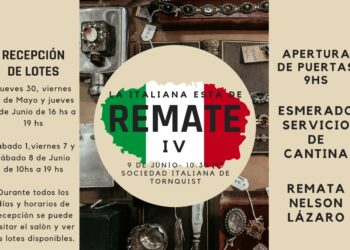La Sociedad Italiana realizará su 4° remate