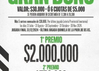 El Club Unión lanzó su Bono Anual 2024 con más de $3 millones en premios