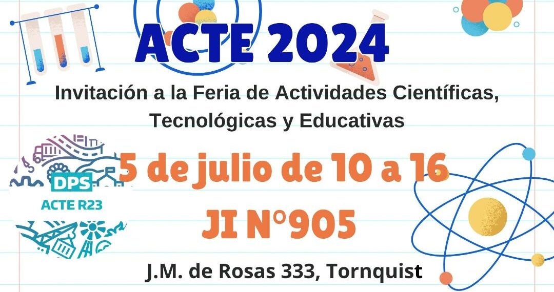 Feria de Actividades Científicas y Tecnológicas Educativas en el JI N° 905