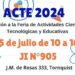 Feria de Actividades Científicas y Tecnológicas Educativas en el JI N° 905