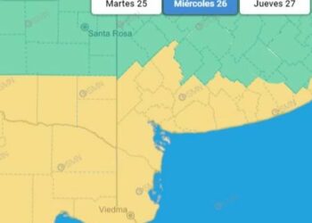 Alerta amarilla por fuertes vientos para Bahía Blanca y toda la zona