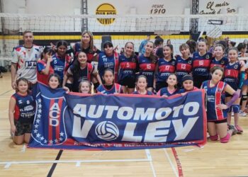 Automoto Voley jugó en un encuentro de Mini