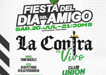 El Club Unión confirmó la Fiesta del Día del Amigo 2024: 20 de julio con ‘La Contra’ en vivo