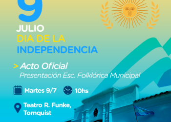 Invitación al acto oficial por el Día de la Independencia