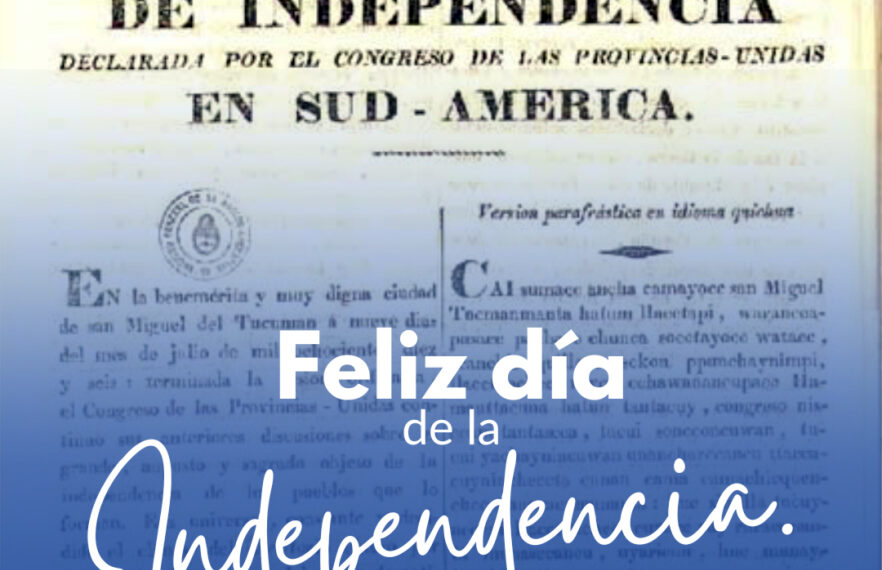 Comunicado del bloque JxC-UCR Tornquist por el dia de la Independencia