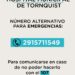 Numero alternativo para comunicarse por emergencias con el Hospital Municipal