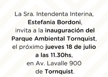 El jueves se inaugurará el Parque Ambiental de Tornquist