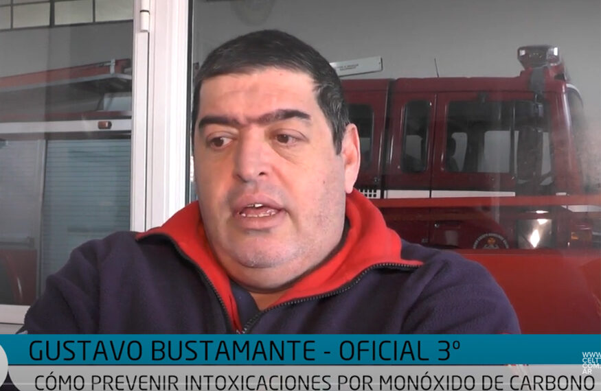 Oficial Gustavo Bustamante (ACBVT): Como prevenir intoxicaciones por monóxido de carbono