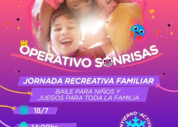 Llega la segunda edición de la jornada recreativa familiar, Operativo Sonrisas en el Parque Ambiental