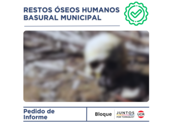 JUNTOS Y UCR.: Pedido de informe: ¿Restos óseos humanos en el basural de Tornquist?