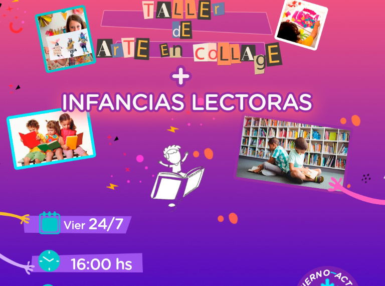 Invierno Activo: Taller de Arte en Collage e infancias lectoras en Villa Ventana