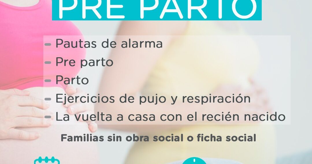 Este lunes se dictará un Taller de Pre Parto en Tornquist