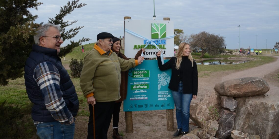 Se inauguró el parque ambiental y se recuperó un gran espacio para la comunidad