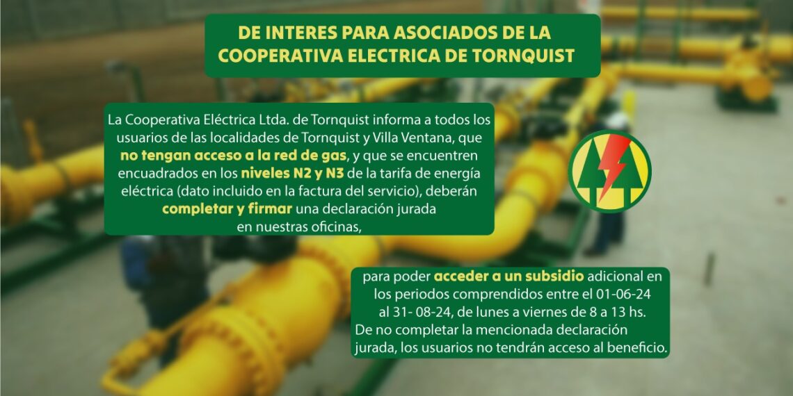 De interés para asociados de la Cooperativa Eléctrica