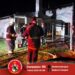 Incendio de estructura en un establecimiento rural